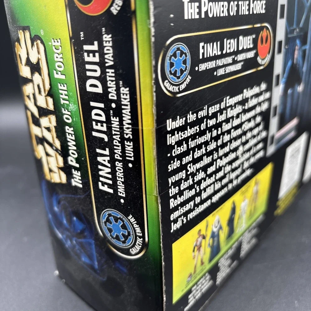 Star Wars The Power Of The Force Final Jedi Duel Figure Set Sealed 1997 NIB